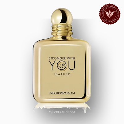 Emporio Armani Stronger With You Leather 100ml bottle only