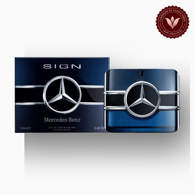 Mercedes-Benz Sign 100ml bottle and box alternate view