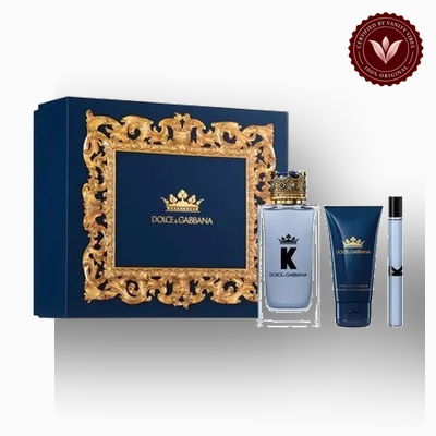 K by Dolce and Gabbana three-piece men's fragrance set