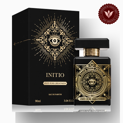Initio Oud for Greatness 90ml Eau de Parfum bottle and box