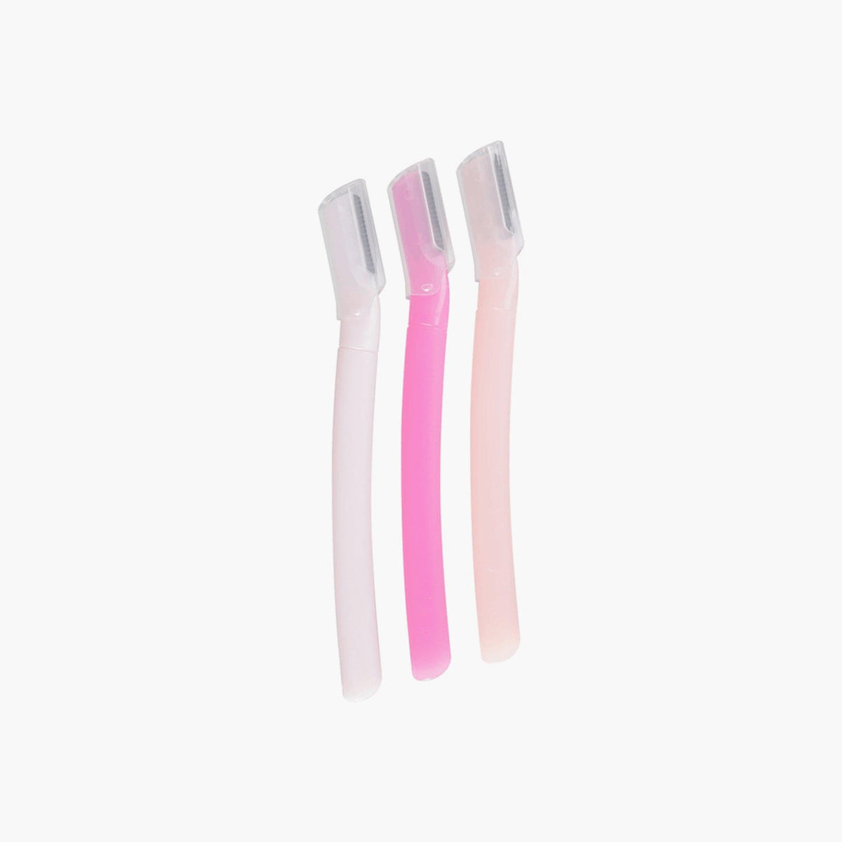 Shiseido Prepare L Type Eyebrow Razor 3-piece set front product photo