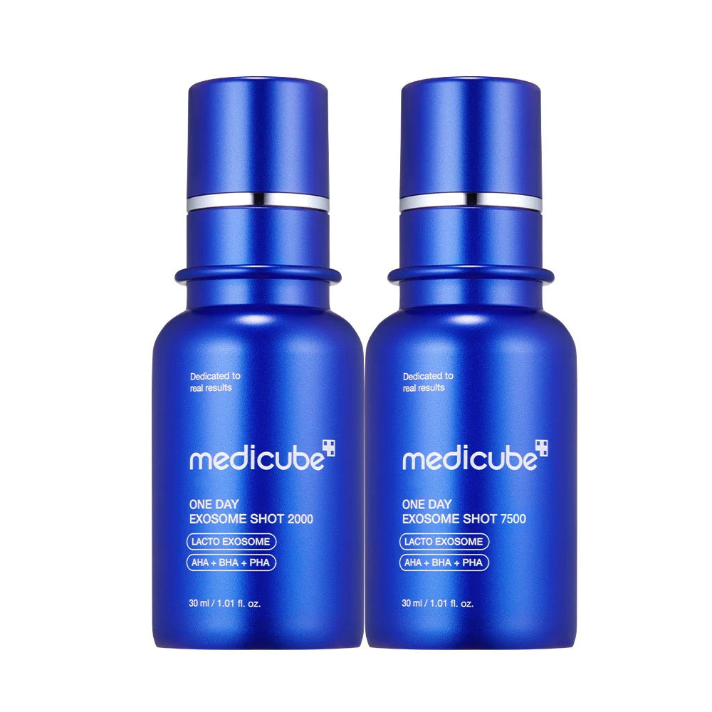 Medicube Zero Exosome Shot Duo 2000 and 7500