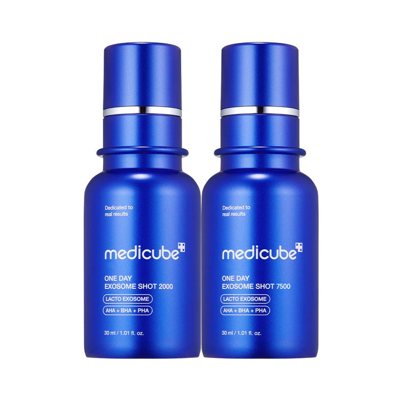 Medicube Zero Exosome Shot Duo 2000 and 7500