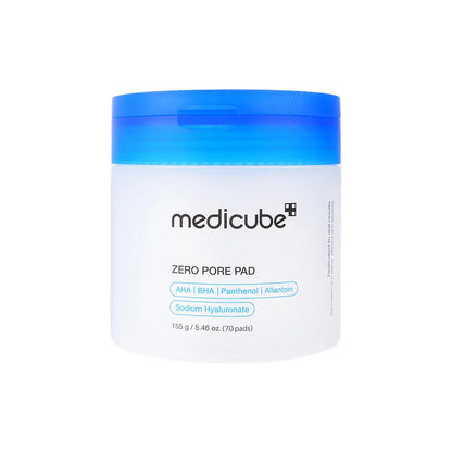 Medicube Zero Pore Pad container and pads