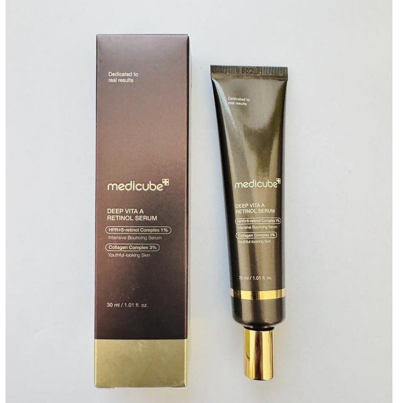 Medicube Deep Vita A Retinol Serum 30ml and box