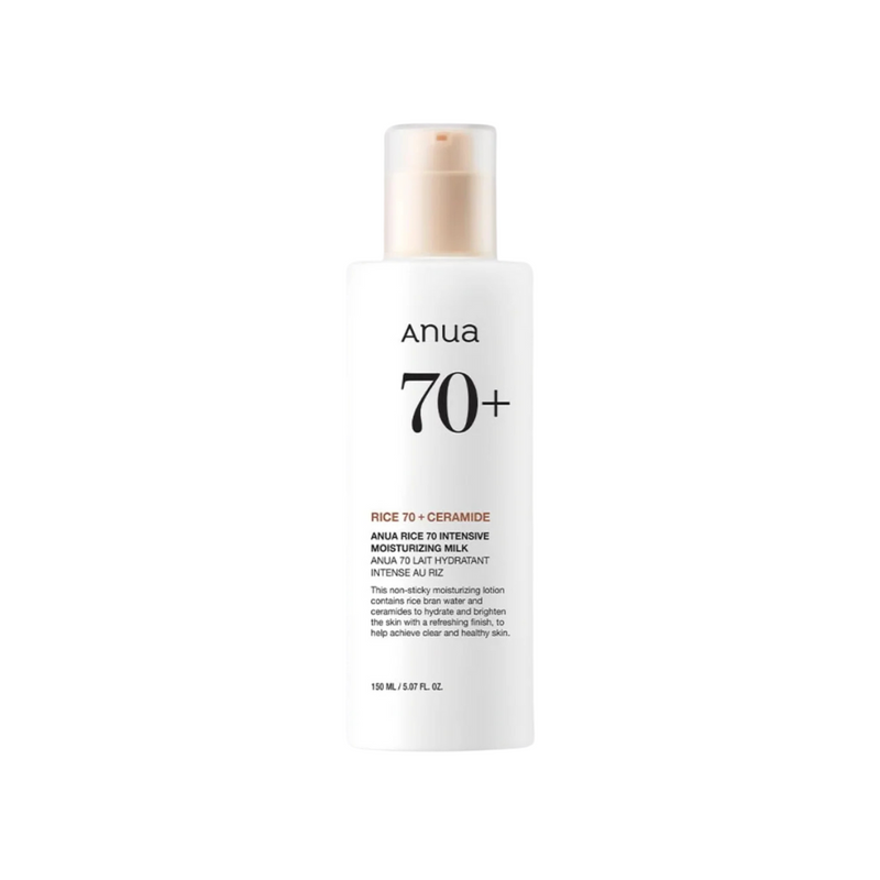 ANUA Rice 70 Intensive Moisturizing Milk 150ml — clean alternate product view on white background