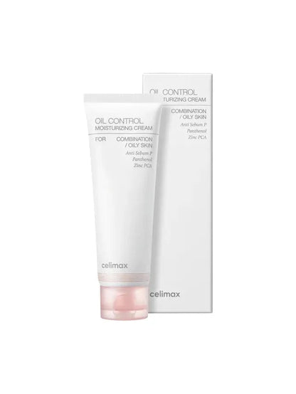 Celimax Oil Control Moisturizing Cream 80ml with box — clean alternate product image on white