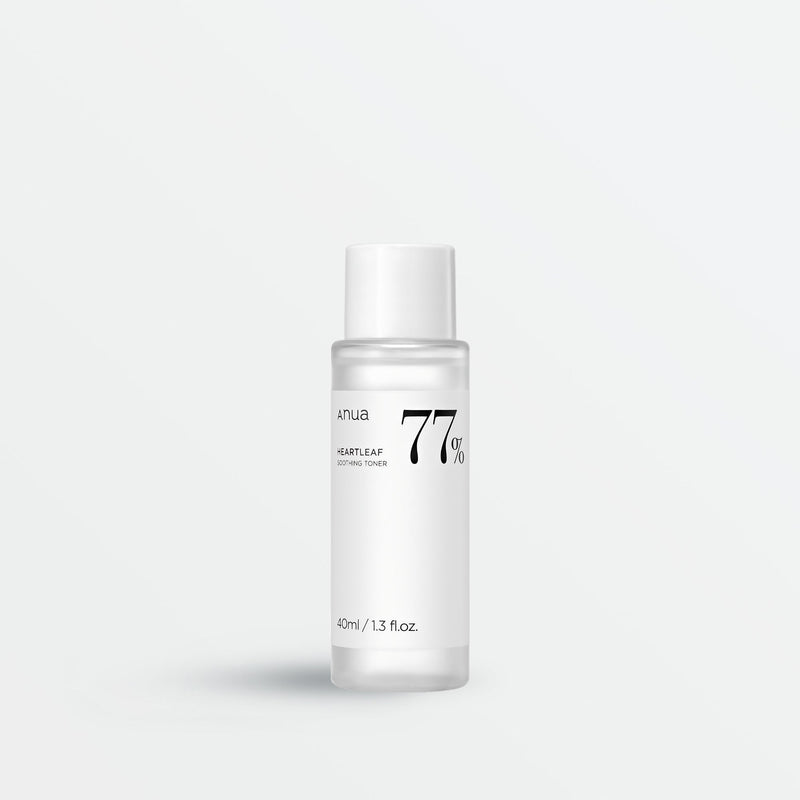 Anua Heartleaf 77% Soothing Toner 40ml MINI — clean white-background product photo, no retailer badge