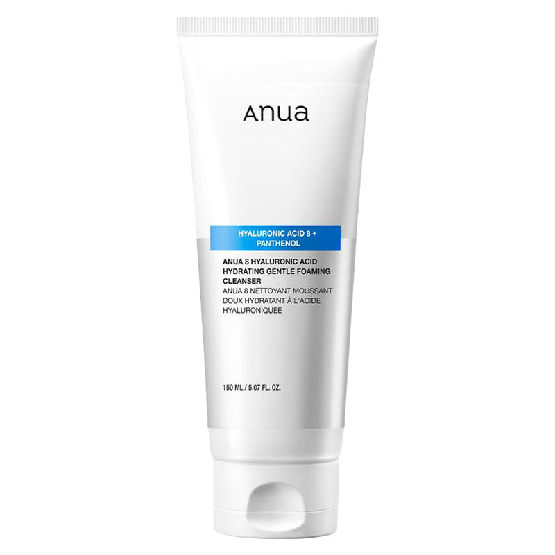 Anua 8 Hyaluronic Acid Hydrating Gentle Foaming Cleanser 150ml front product image on white