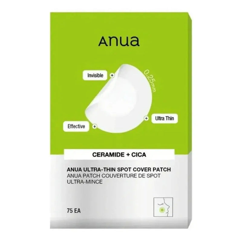ANUA Ultra Thin Spot Cover Patch 75 Ea Skin Care Beauty Products — clean white-background product and packaging photo