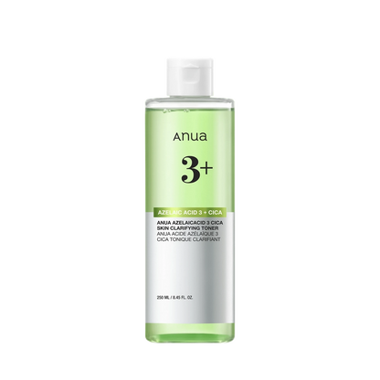 ANUA Azelaic Acid 3 Cica Skin Clarifying Toner 250ml front packshot