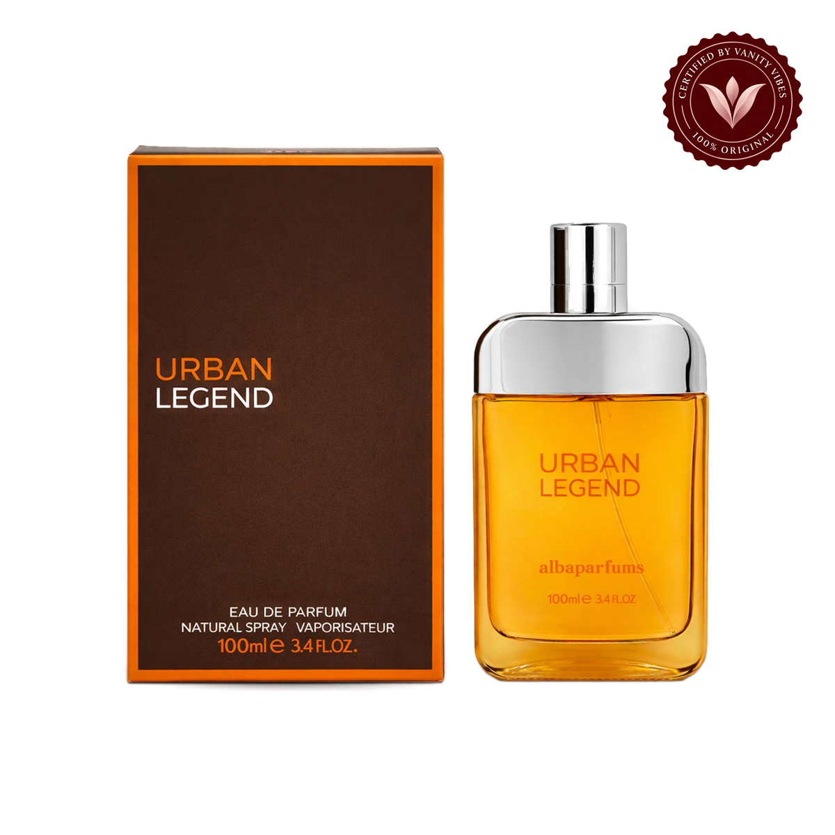 Alba Urban Legend 100ml — bottle and box