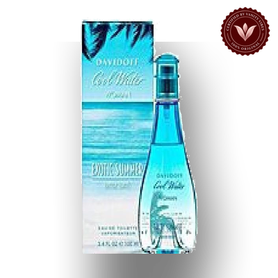 Davidoff Cool Water Exotic Summer for women 100ml, box and bottle