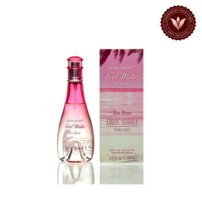 Davidoff Cool Water Sea Rose Exotic Summer for Women 100ml - front product view