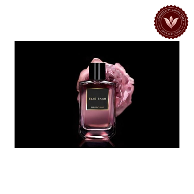 Elie Saab Essence No.1 Rose fragrance bottle with rose