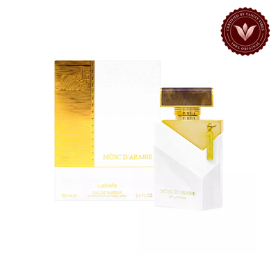 Lattafa Musc D’Arabie 100ml unisex perfume - front product view