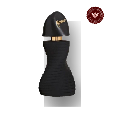 Parfums Morena Morena Noir 100ml perfume bottle-only view with Vanity Vibes badge