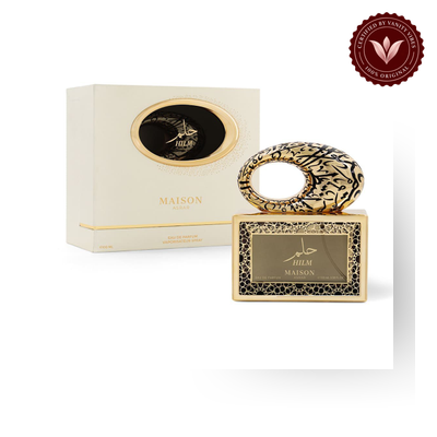 Maison Asrar fragrance with box and bottle, 400 by 400, Vanity Vibes