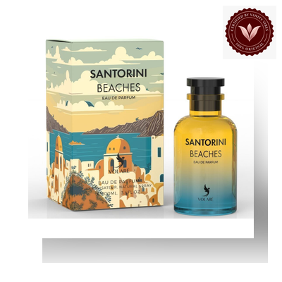 Volare Santorini Beaches 100ml box and bottle