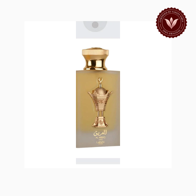 Lattafa Al Areeq Gold 20ml perfume bottle view | Vanity Vibes Pakistan