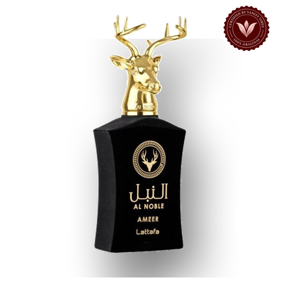 Lattafa Ameer Al Noble perfume bottle