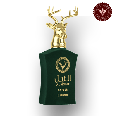 Lattafa Safeer Al Noble perfume bottle