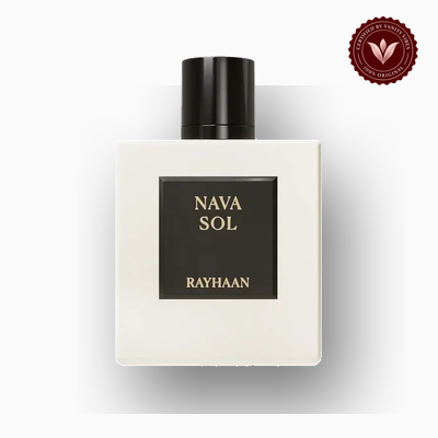 Rayhaan Nava Sol 100ml perfume bottle view | Vanity Vibes Pakistan