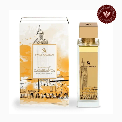 Swiss Arabian Essence of Casablanca 100ml perfume package and bottle | Vanity Vibes Pakistan