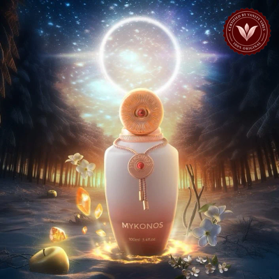 Mykonos Satin Blanc 100ml distinct fresh, floral-woody and softly spiced fragrance view 3 | Vanity Vibes Pakistan