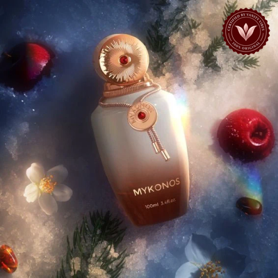 Mykonos Satin Blanc 100ml distinct fresh, floral-woody and softly spiced fragrance view 4 | Vanity Vibes Pakistan
