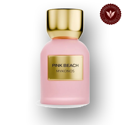 Mykonos Pink Beach 50ml bottle-only product view | Vanity Vibes Pakistan