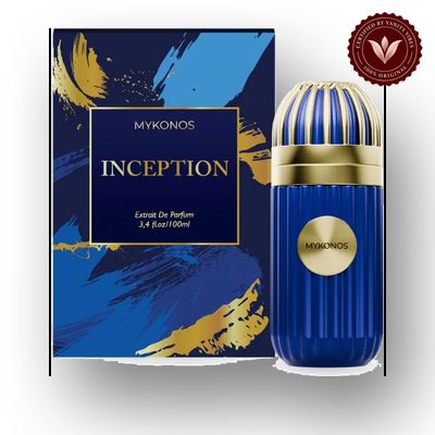 Mykonos Inception 100ml bottle and box | Vanity Vibes Pakistan