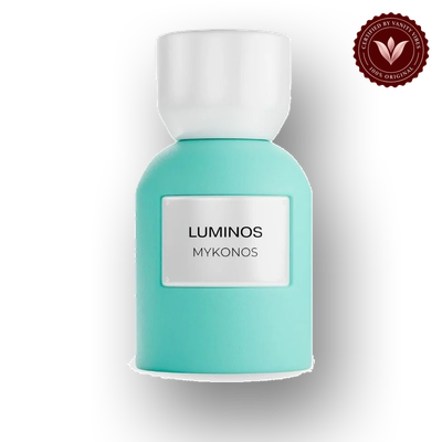 Mykonos Luminos 50ml bottle view | Vanity Vibes Pakistan