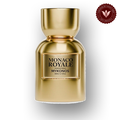 Mykonos Monaco Royale 50ml bottle view | Vanity Vibes Pakistan