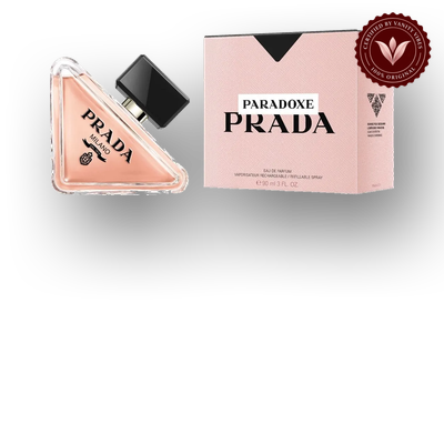 Prada Paradoxe 90ml box and bottle | Vanity Vibes Pakistan