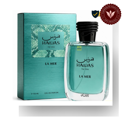 Hawas La Mer by Rasasi 100ml Eau de Parfum Perfume | Pakistan product image 1