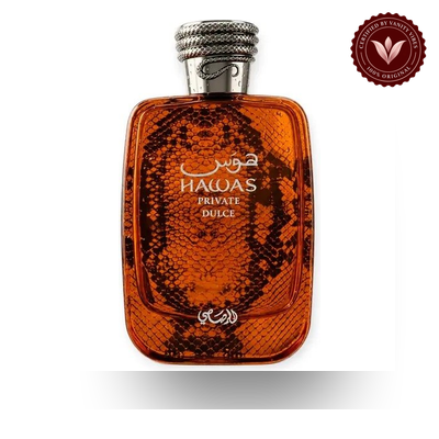 Hawas Private Dulce by Rasasi 100ml Unisex Eau de Parfum Perfume | Pakistan product image 1