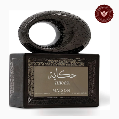Maison Asrar Hikaya perfume alternate product view | Vanity Vibes Pakistan