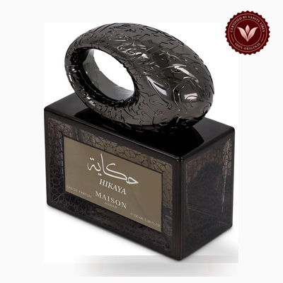 Maison Asrar Hikaya perfume alternate product view | Vanity Vibes Pakistan