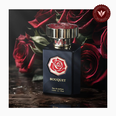 Maison Asrar Rosé Bouquet 100ml perfume alternate product view | Vanity Vibes Pakistan
