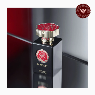 Maison Asrar Rosé Bouquet 100ml perfume alternate product view | Vanity Vibes Pakistan