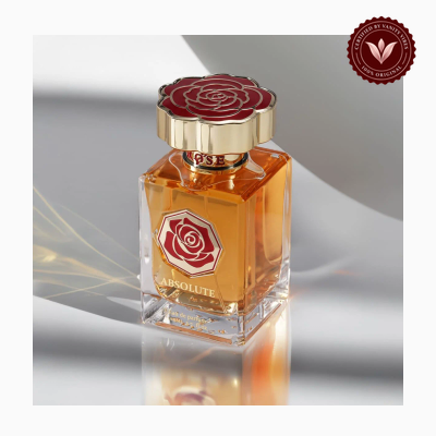 Maison Asrar Rose Absolute 100ml perfume alternate product view | Vanity Vibes Pakistan