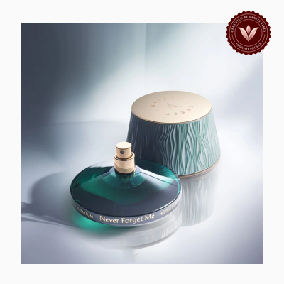 Maison Asrar Never Forget Me perfume alternate product view | Vanity Vibes Pakistan