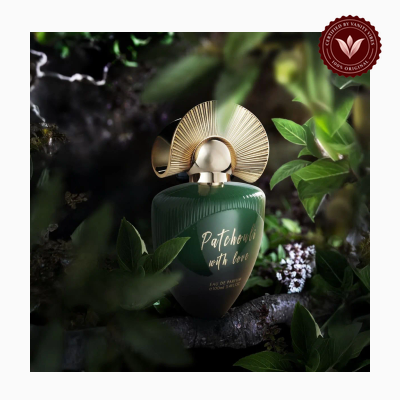 Maison Asrar Patchouli with Love 100ml perfume alternate product view | Vanity Vibes Pakistan