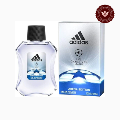 Adidas UEFA Champions League Arena Edition 100ml perfume bottle view | Vanity Vibes Pakistan