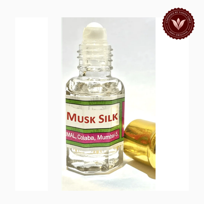 Ajmal Musk Silk concentrated attar oil product photo | Vanity Vibes Pakistan