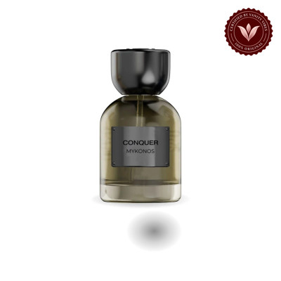 Mykonos Conquer 50ml bottle | Vanity Vibes Pakistan