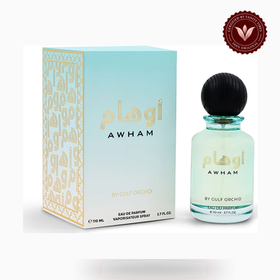 Gulf Orchid AWHAM box and bottle photo | Vanity Vibes Pakistan