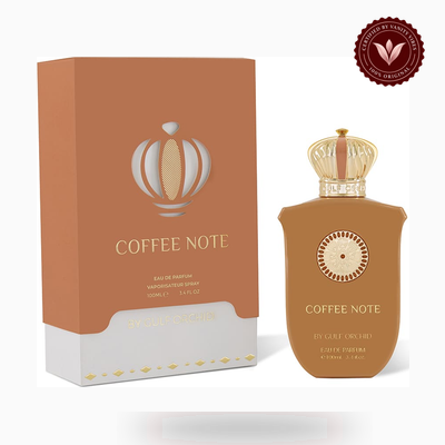 Gulf Orchid COFFEE NOTE box and bottle photo | Vanity Vibes Pakistan