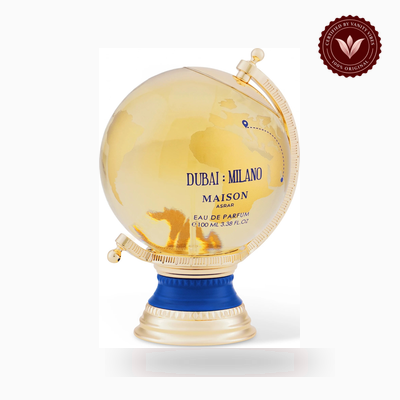 Maison Asrar DUBAI MILANO bottle photo | Vanity Vibes Pakistan